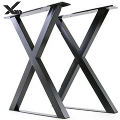 cross stainless steel table leg square metal dining furniture table legs metal gold