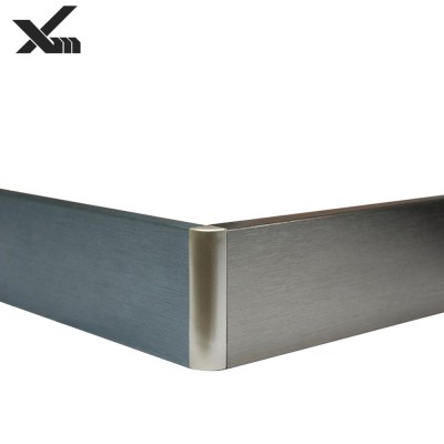 Customized interior decorative stainless steel floor skirting  304 mirror gold silver stainless steel trim strip